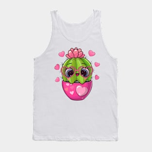 Cute Cartoon Cacti Tank Top